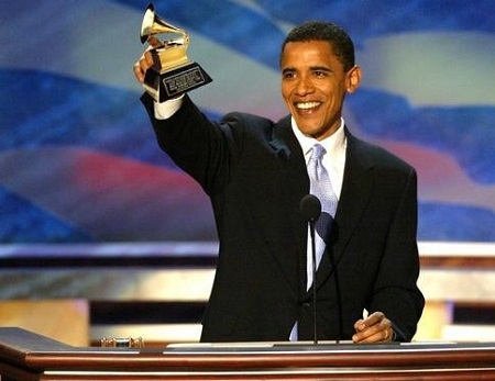 Tổng thống Barack Obama giành giải Gramy năm 2006 và 2008.